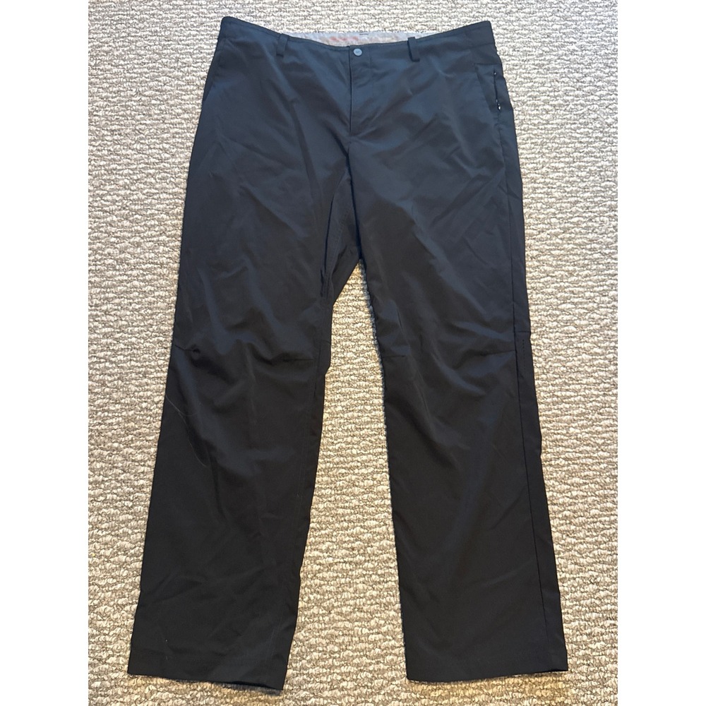 Nike Tiger Woods Collection Mens Golf Pants Black 38x32 TW Logo Performance